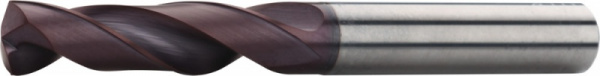 DXEN-050 Сверло тв.спл.монолит. ц/х  5,0х28х66 (dхв.=6) д/ст. и Al (BLACKSMITH)