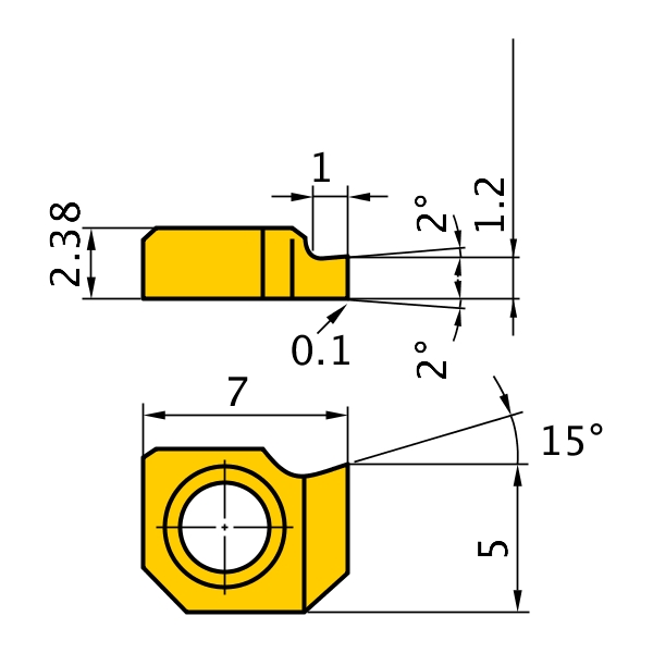 Пластина MLG1012L UTi20T (Mitsubishi)