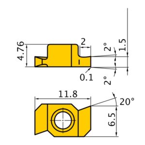 Пластина MLG1415L UTi20T (Mitsubishi)