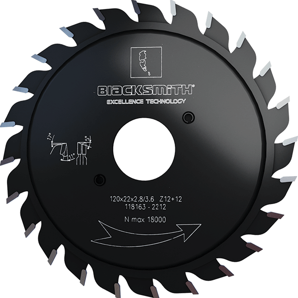 Пильный диск подрезной конический Blacksmith 120 х 20 x 3,1 / 4,0, z24 1 Пильный диск подрезной конический Blacksmith 120 х 20 x 3,1 / 4,0, z24