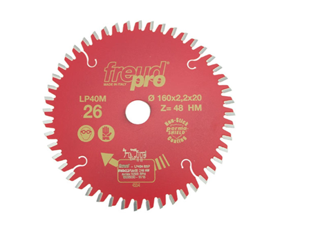 Пильный диск Freud LP40M 007P 160 х 2,4/1,6 х 20 z40